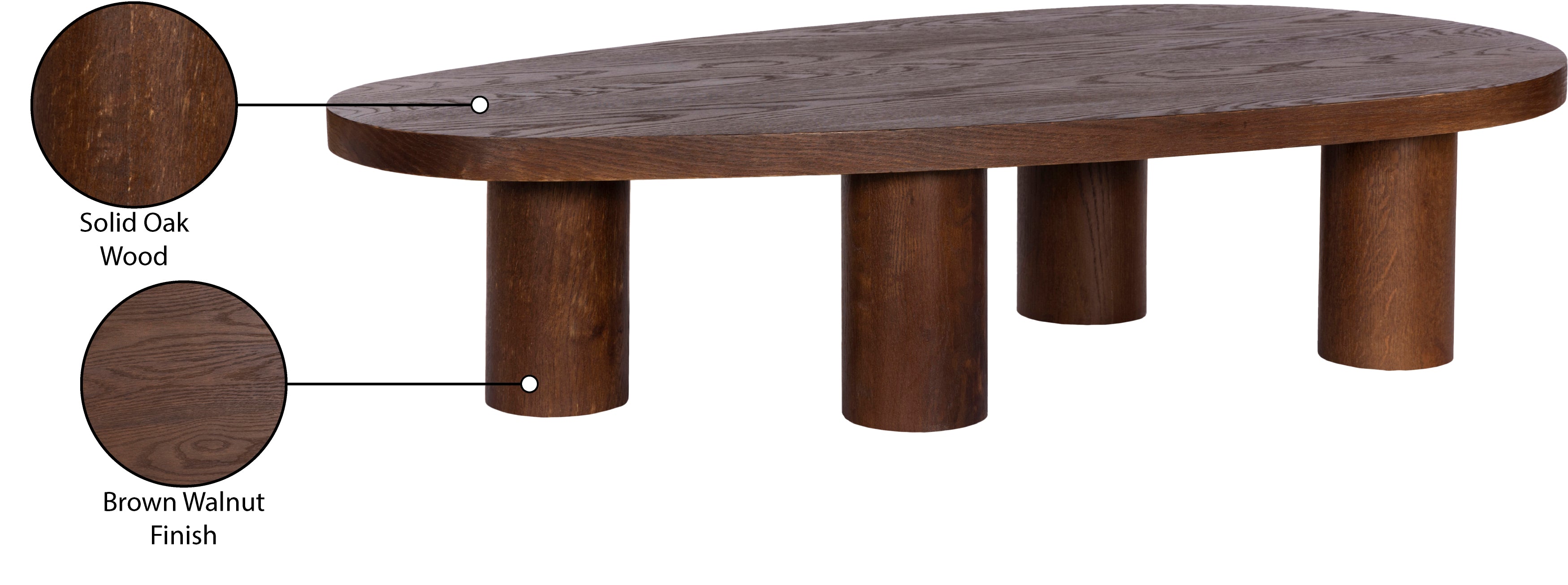 Beekman Modern Coffee Table - Solid Wood Living Room Furniture for Small Spaces | Perfect for Apartments, Condos & Cozy Homes