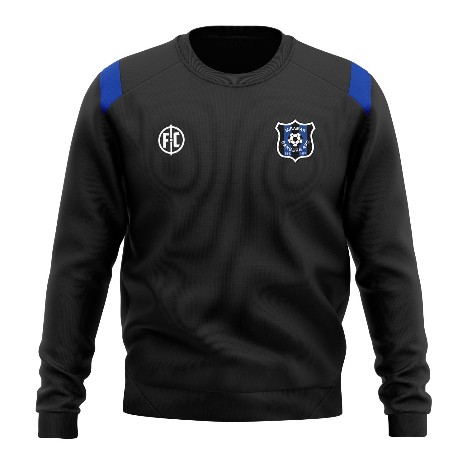 Miramar Rangers Club Contrast Sweatshirt - Men's Casual Pullover Hoodie for Sports Fans | Perfect for Game Day, Streetwear & Lounge Wear