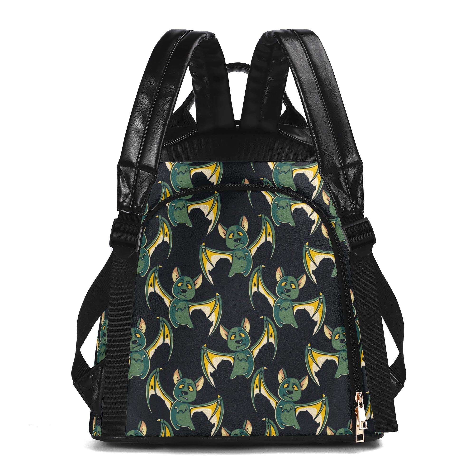 Adorable Bat Print Casual Backpack for Women & Teens - Lightweight School Bag, College Backpack, Travel Daypack for Everyday Use