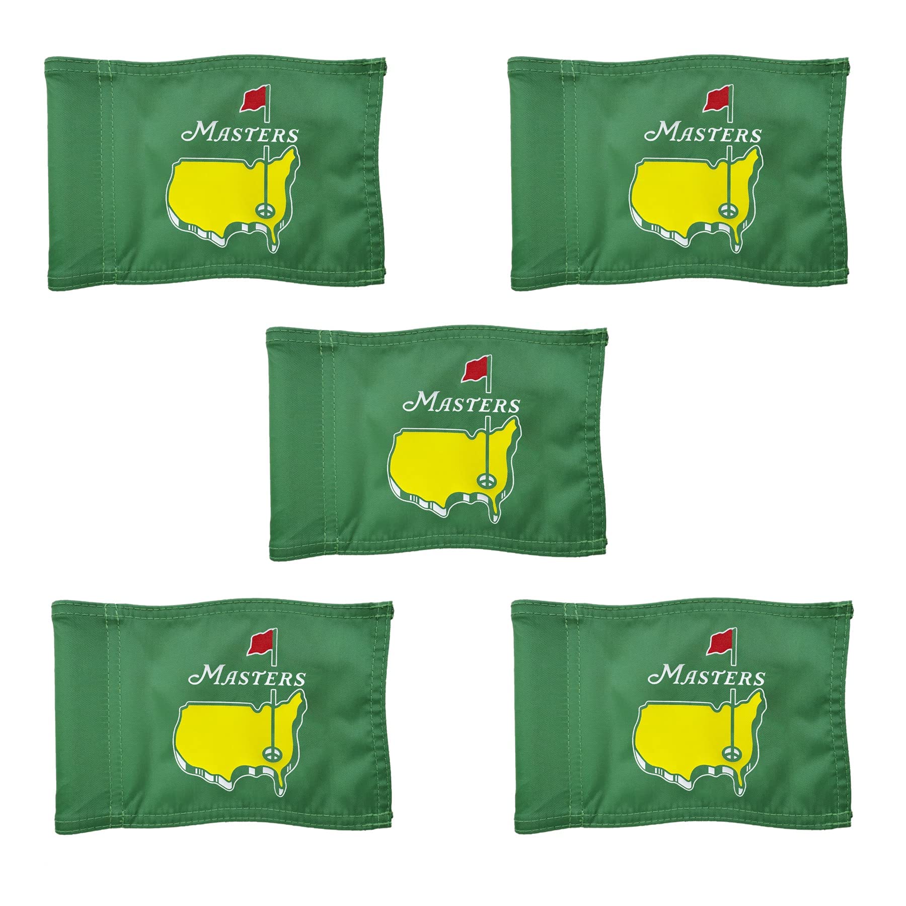 PGA Regulation Golf Flag Mini - Double-Sided Augusta National Flags with Durable 420D Nylon & Double-Sewn Design - 8