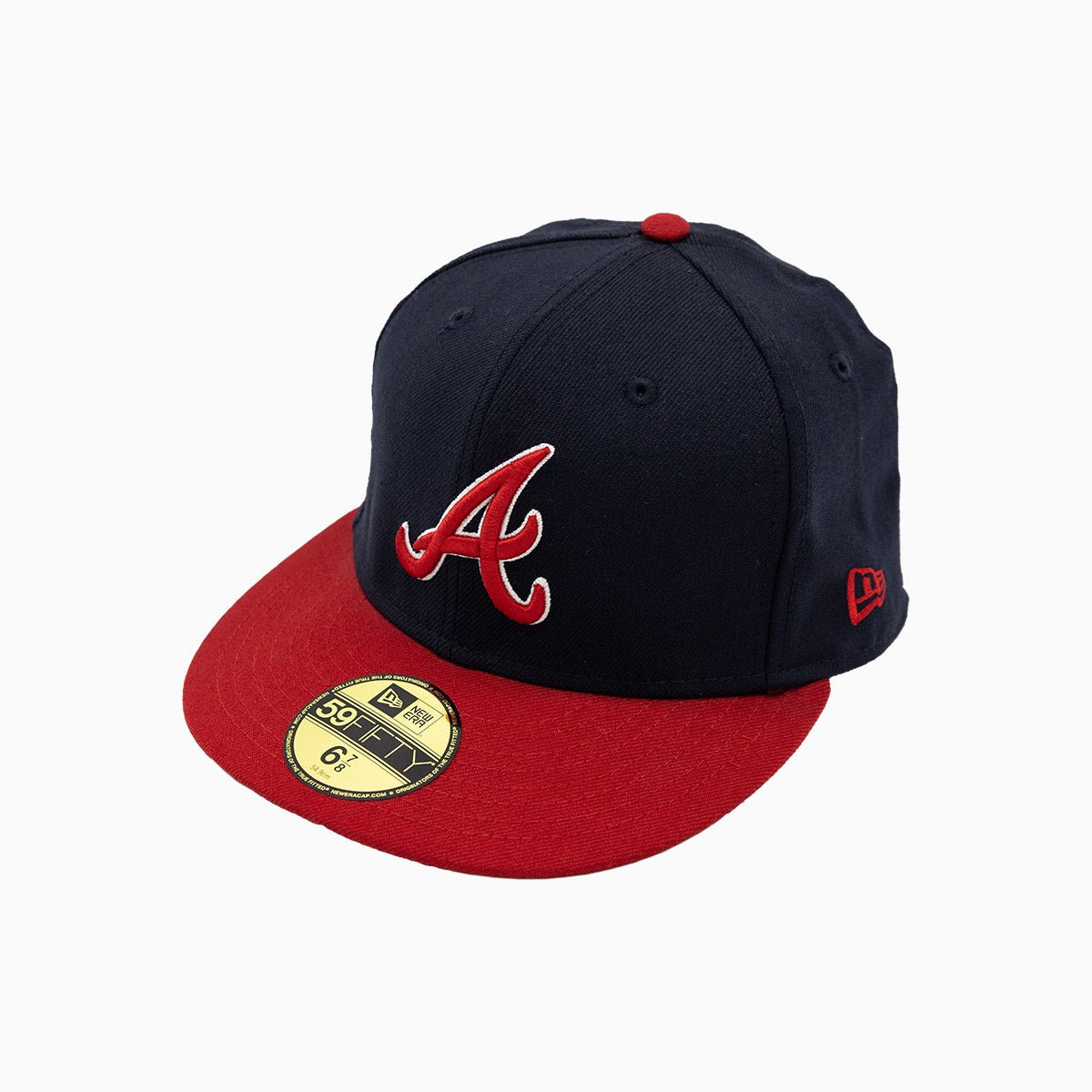 Atlanta Braves MLB 59FIFTY Fitted Baseball Cap - Official New Era Snapback Hat for Men & Women - Perfect for Games, Collecting & Everyday Wear