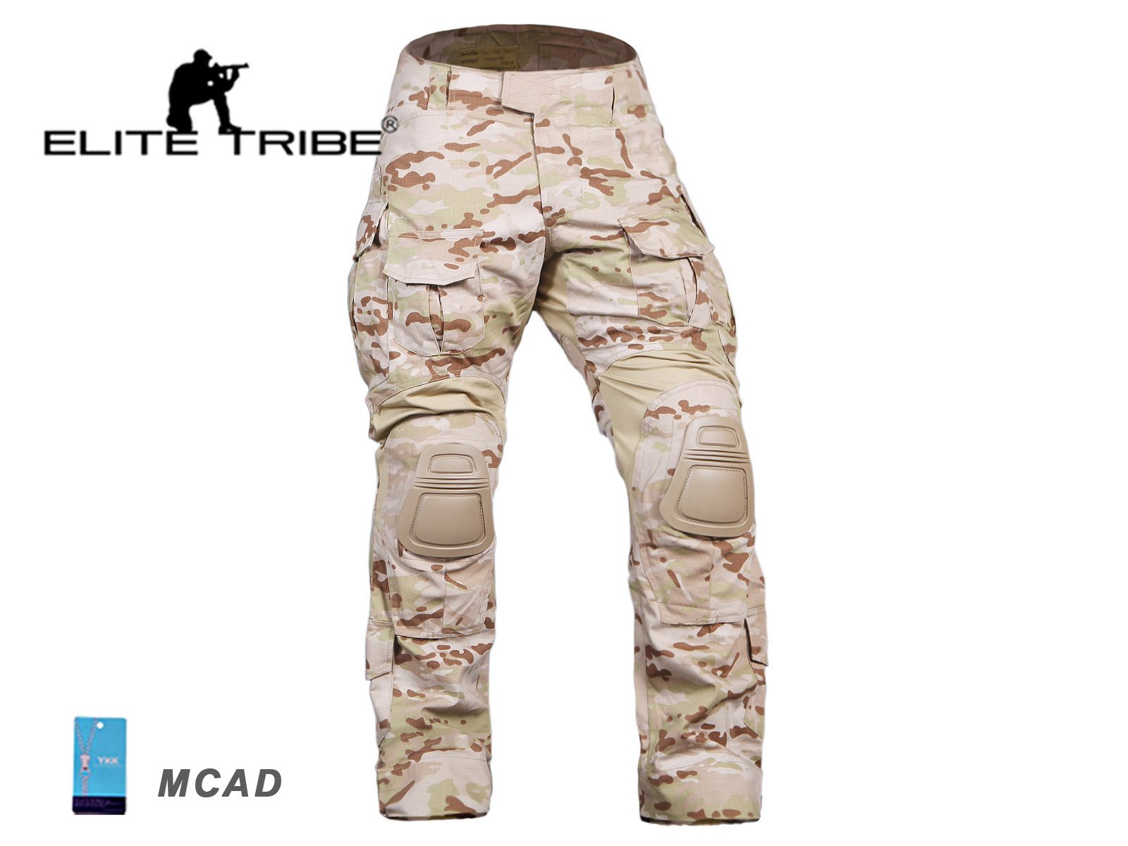 Emerson Tactical BDU Military Combat Uniform Set - Gen3 Shirt & Pants in MC Arid Camo | Airsoft, Paintball, Outdoor Training & Survival Gear