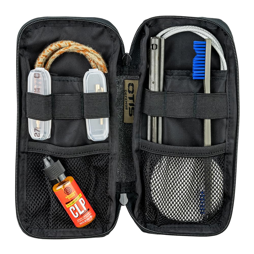 Otis Technology Defender Series Gun Cleaning Kit for Pistols & Rifles – Choose Your Caliber | Firearm Maintenance & Protection for Hunting, Shooting Range & Home Defense