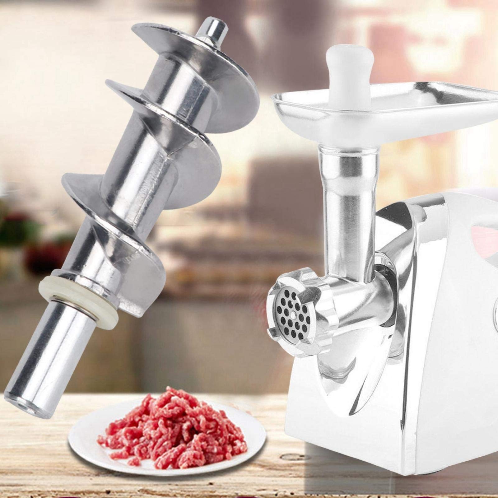 Premium Stainless Steel Food Grinder Attachment - Heavy Duty Meat Grinder Accessory for KitchenAid Mixers, Easy Installation & Durable Design - Perfect for Grinding Meat, Vegetables, and Making Sausages at Home