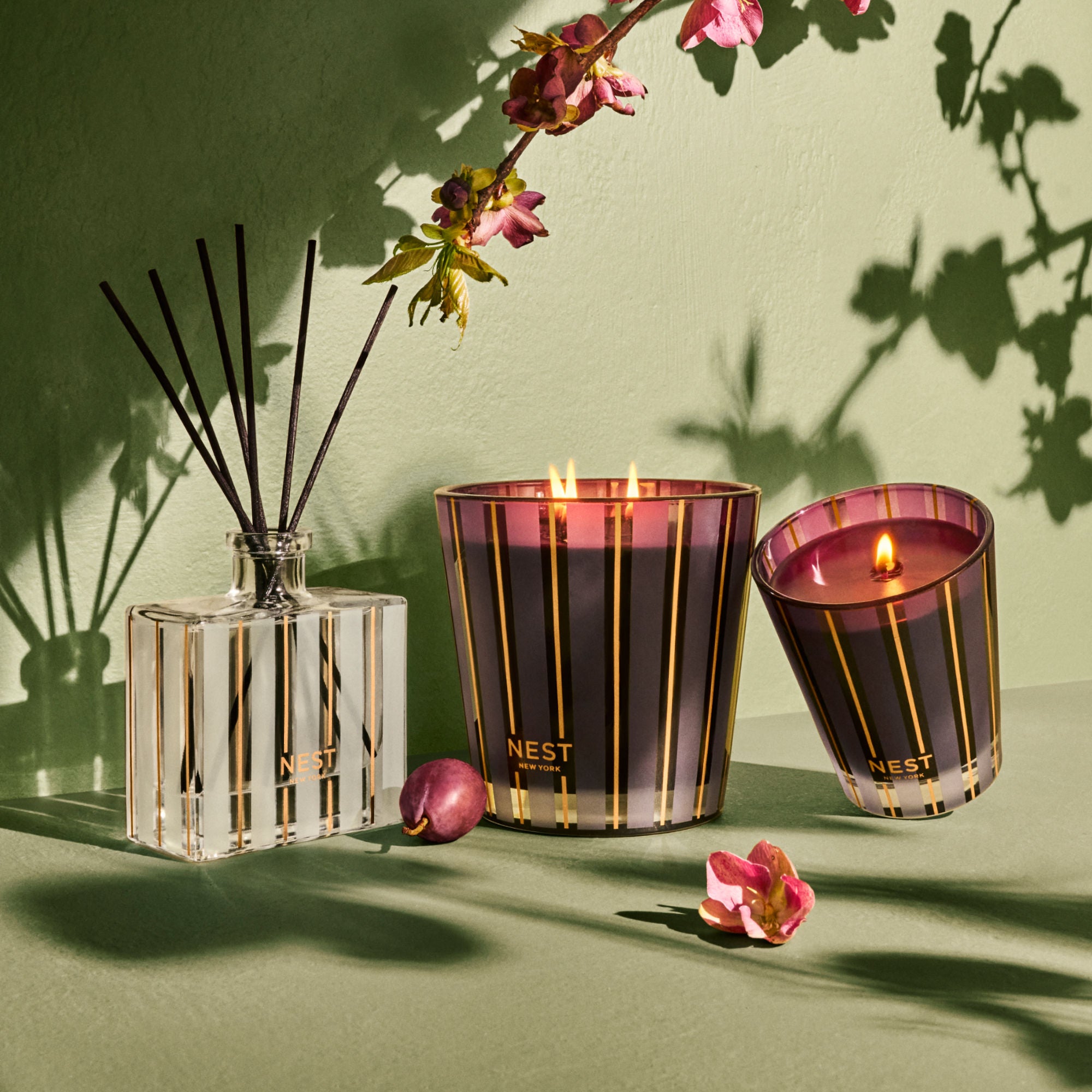 Autumn Plum Scented Soy Candle - Handmade Aromatherapy Candle for Home, Relaxation & Fall Decor | Perfect for Cozy Evenings & Gift Giving