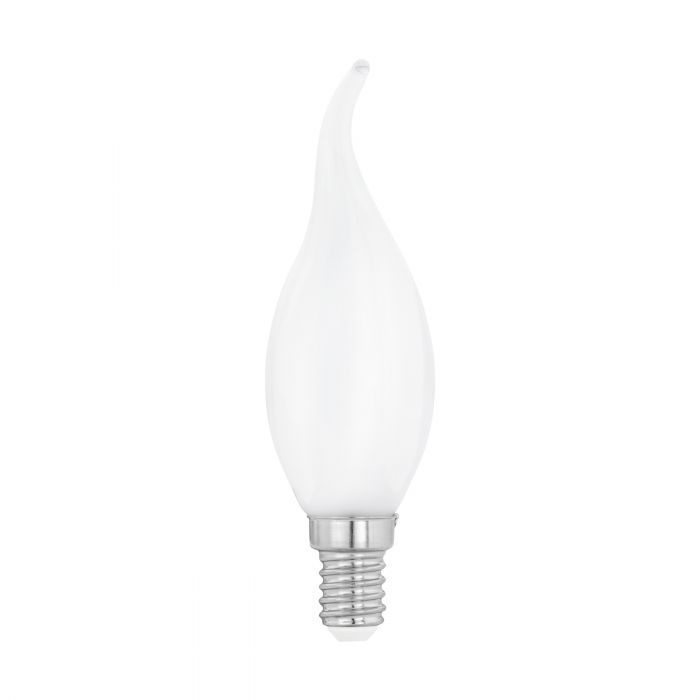 4W E14 Flame LED Bulb - Frosted Warm White Light - Non-Dimmable - Perfect for Chandeliers, Wall Sconces & Vintage Fixtures