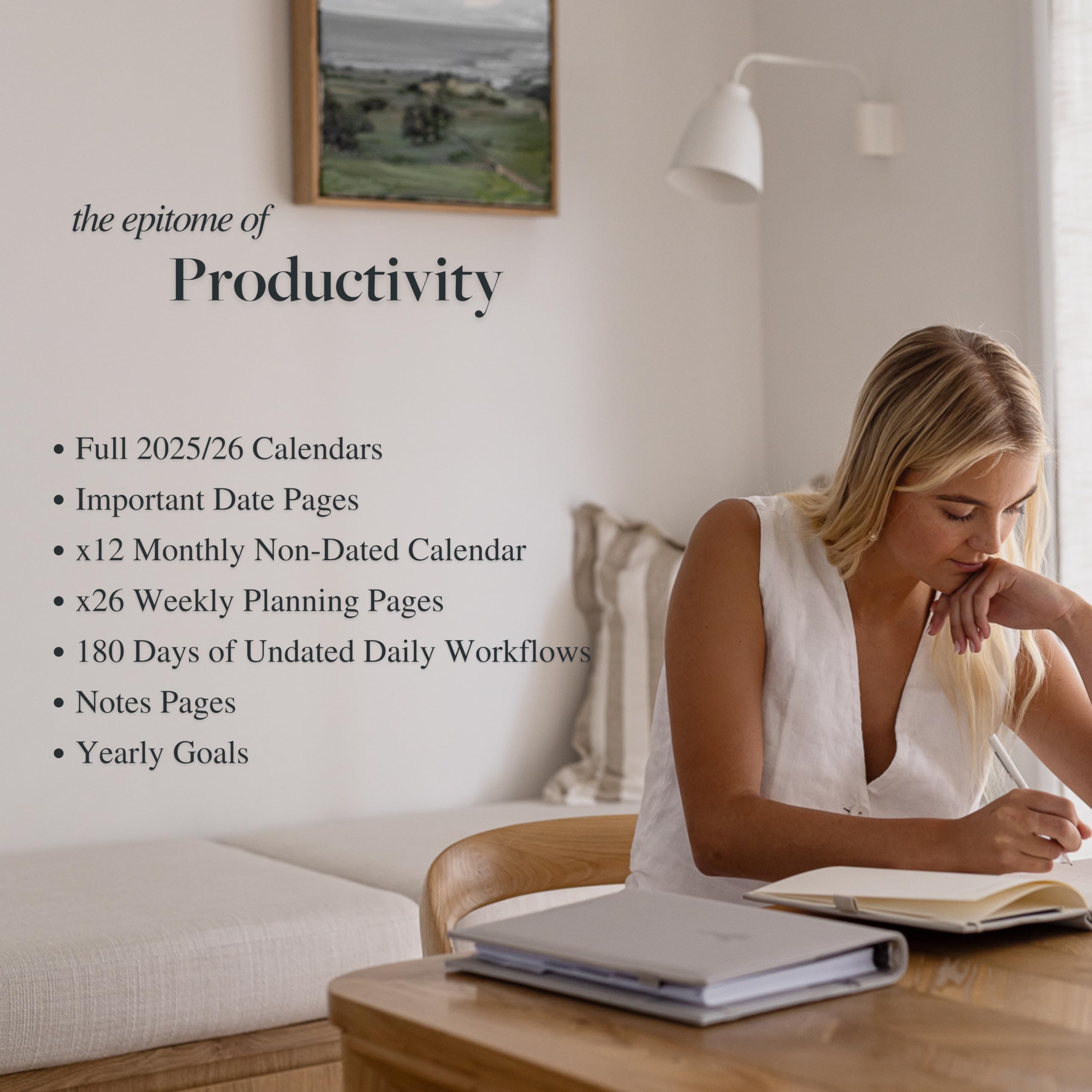 **Scribble & Dot® 2025-2026 Daily, Weekly & Monthly Planner – A5 Hardcover Goal-Setting Productivity Planner (Black) – Perfect for Work, School & Personal Organization – Start Anytime**