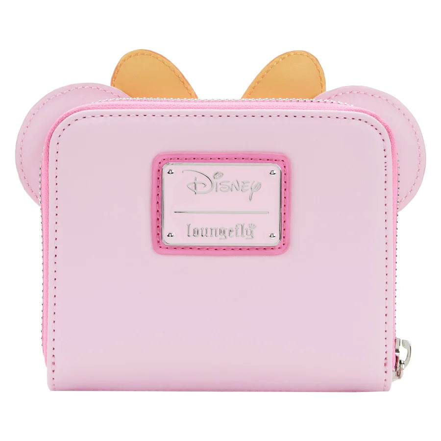 Loungefly Disney Pastel Ghost Minnie Glow in the Dark Zip Around Wallet - Cute Pastel Disney Accessory for Women, Perfect for Theme Parks, Cosplay & Collectors