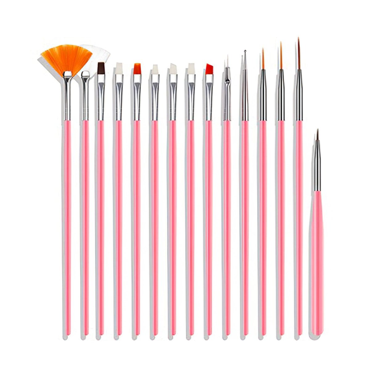 Professional Nail Art Brush Set for Acrylic & Gel Polish - 10PCS Precision Detailing Brushes for Nail Design, DIY Manicure & Salon Use - Perfect for Beginners & Professionals