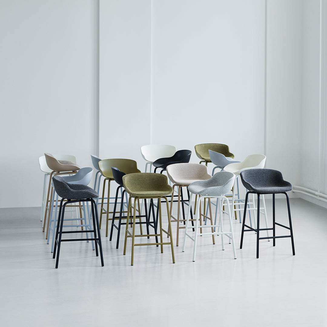Premium Hyg Bar & Counter Stool with Front Upholstery - Modern Kitchen Island & Home Bar Seating for Comfortable Dining & Entertaining