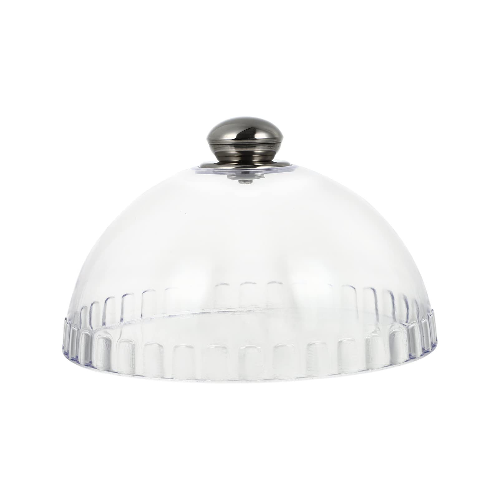 LIFKOME Clear Acrylic Cake Dome - 12 Inch Round Plastic Cake Stand with Cloche Cover for Dessert Display, Pastry Showcase, and Wedding/Birthday Party Table Decor
