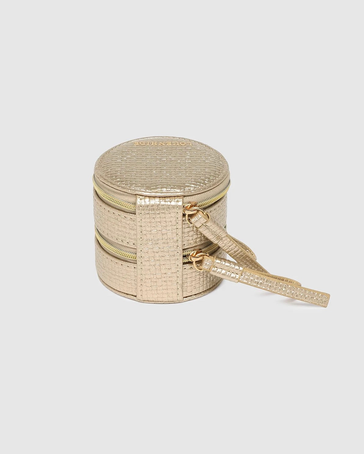 Sofia Jewelry Box with Champagne Finish - Elegant Storage for Rings, Necklaces & Bracelets - Perfect for Bedroom, Vanity & Gift Giving