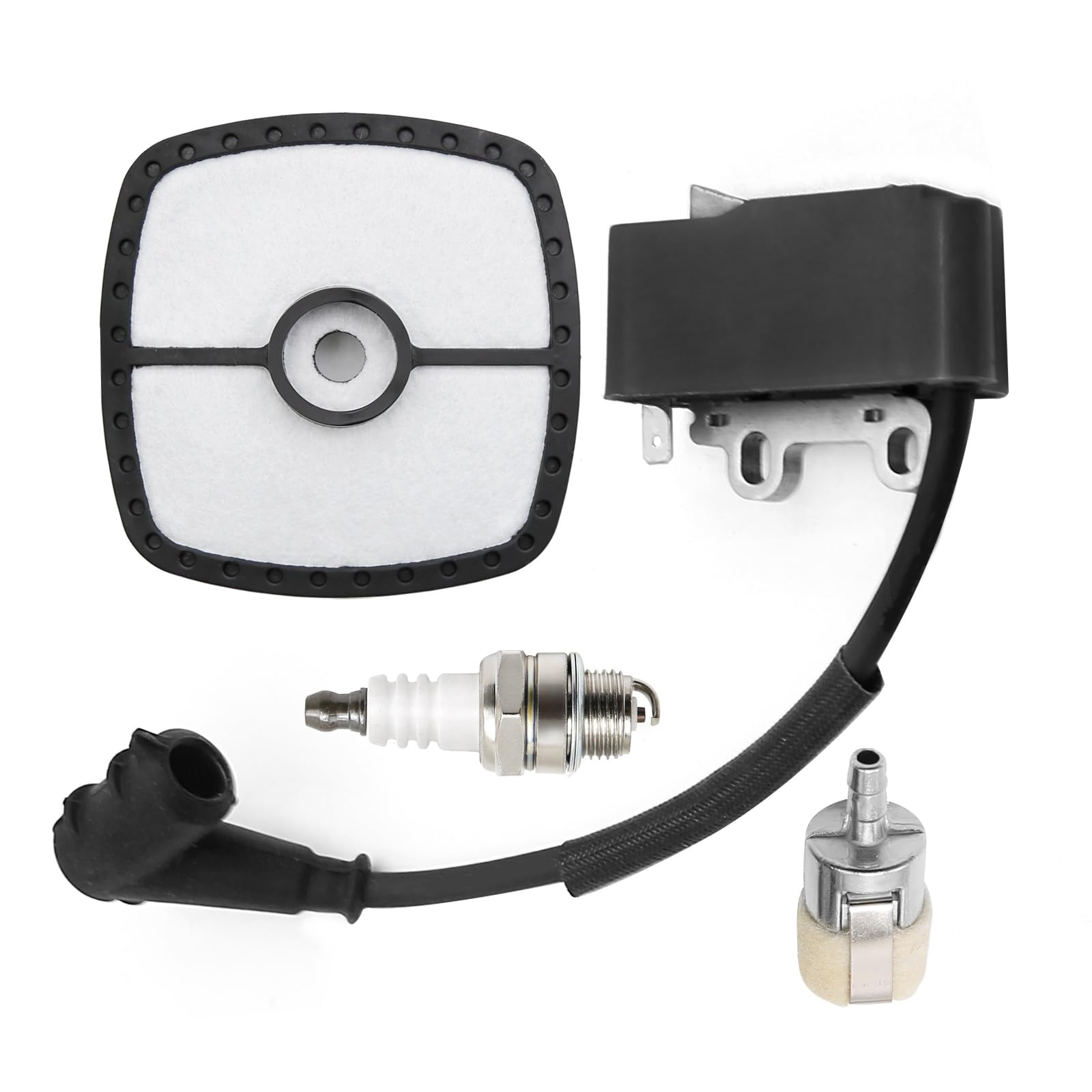 SYOWADA A411000131 Ignition Coil Replacement for Echo Hedge Trimmer SRM225 TC-210 EB212 GT-225 HC-160 HC-180 HC-200 SHC-210 SRM-210 SRM-211 - Compatible with Multiple Echo Trimmer Models - Durable Spark Plug Coil for Reliable Performance - Perfect for Lawn Care, Landscaping & Garden Maintenance