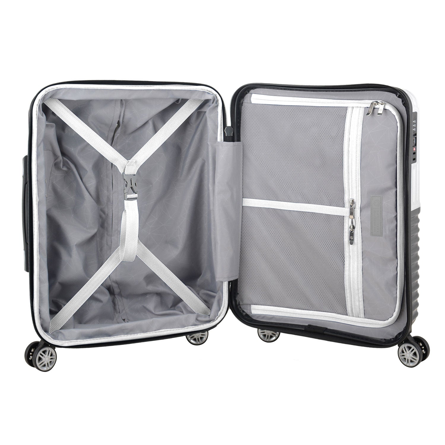 Jericho Carry On Luggage - Lightweight Durable Hardshell Suitcase with Spinner Wheels for Air Travel, Business Trips & Weekend Getaways