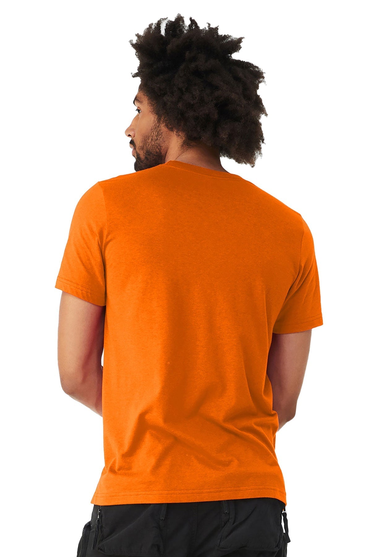 Bella Canvas Unisex Heather Custom T-Shirts | Neon Orange | Soft Cotton Tees for Men & Women | Perfect for Screen Printing, Events & Casual Wear