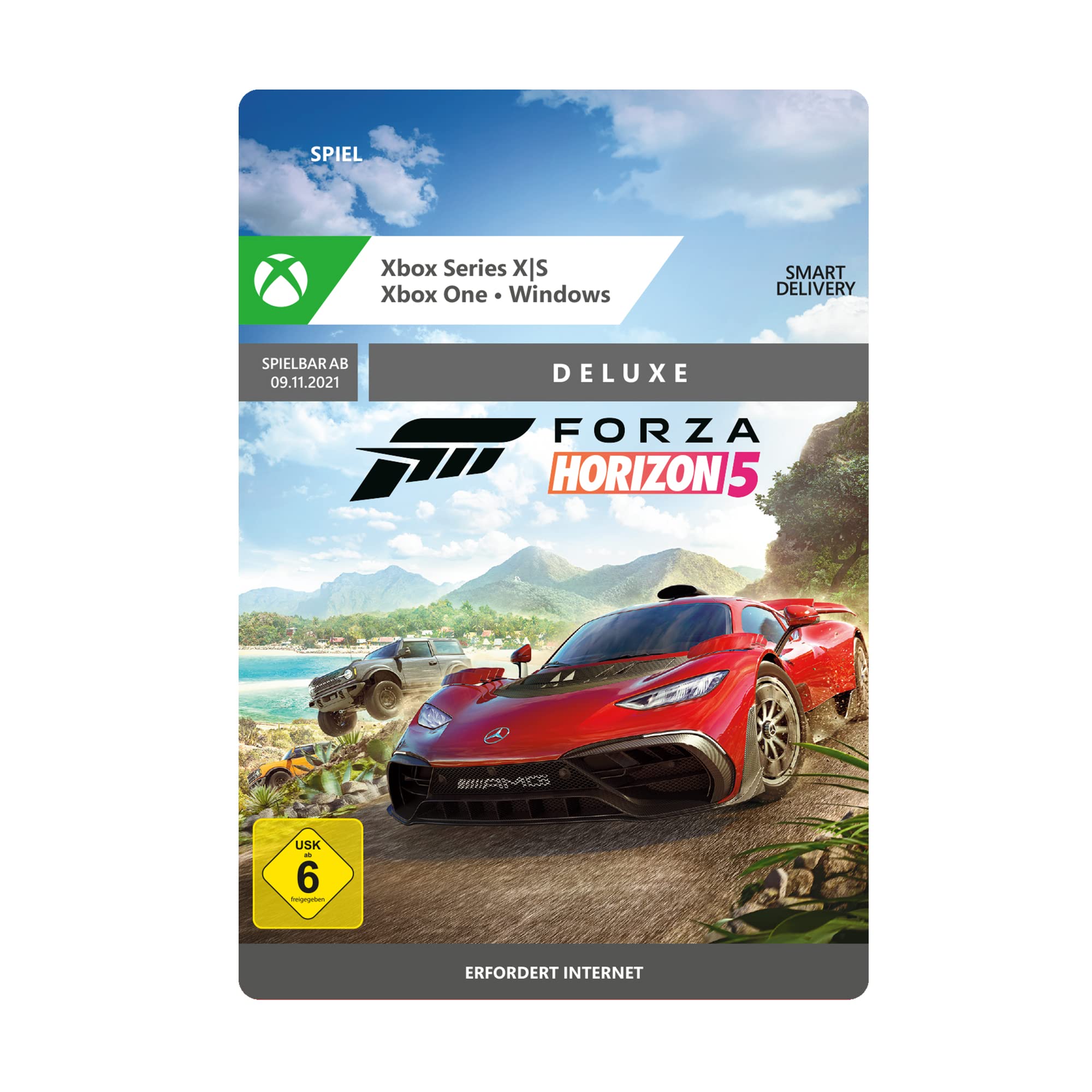 Forza Horizon 5 Deluxe Edition - Xbox & Windows 10 Digital Download Code | Ultimate Racing Game for PC & Console Gaming Enthusiasts