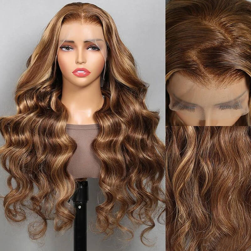 26inch Pre-Colored 13x6 Lace Frontal Wig - Body Wave/Straight Human Hair Wig for Black Women | Natural Look & Comfort | Perfect for Daily Wear, Parties & Special Occasions