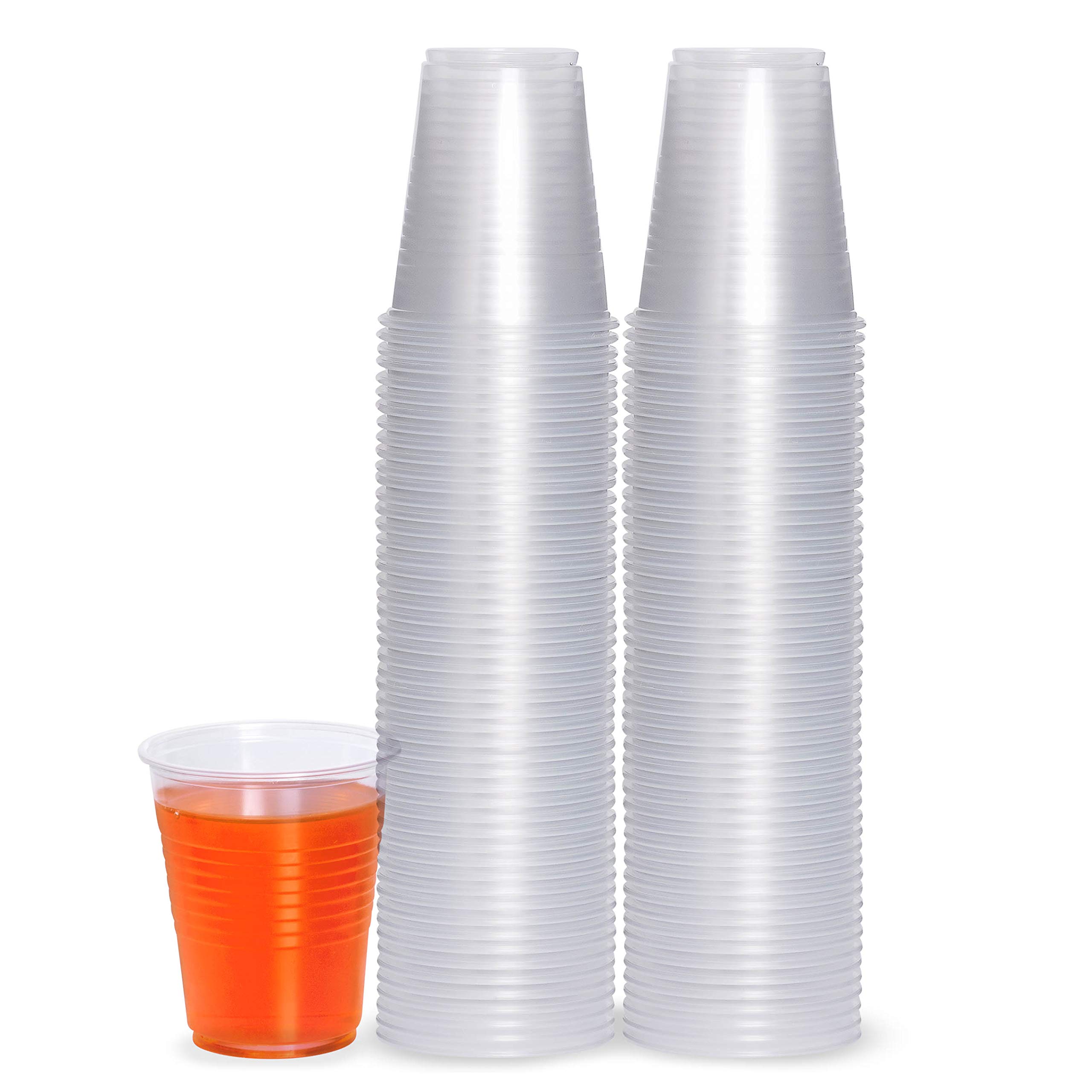 PLASTICPRO 5 oz Clear Disposable Plastic Cups - Bulk Pack of 2400 | Perfect for Parties, Events, and Beverage Service