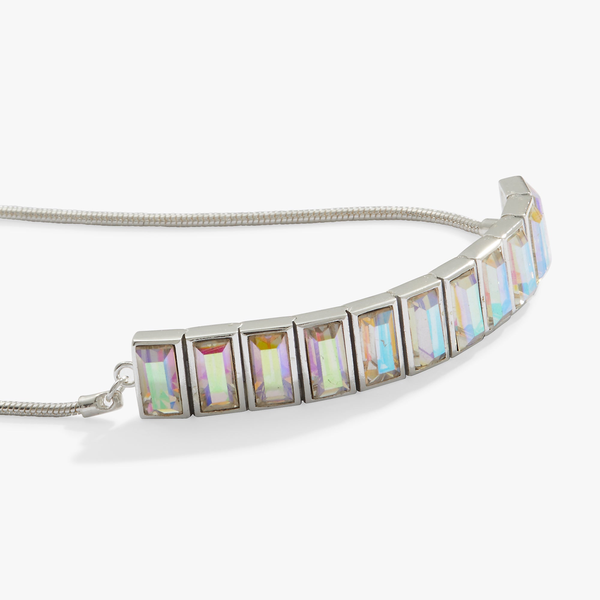 Elegant Baguette Crystal Tennis Bracelet for Women - Perfect for Weddings, Parties & Special Occasions