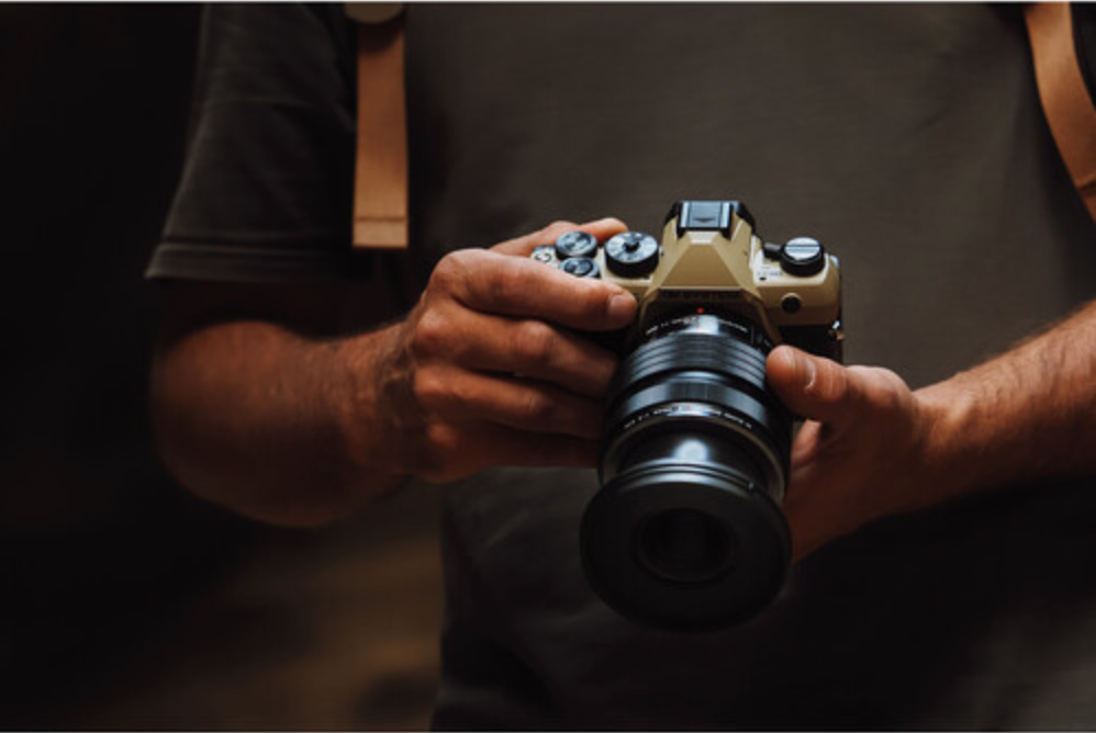 OM SYSTEM OM-5 Mark II Mirrorless Camera Body (Sand Beige) - Weatherproof Compact for Travel & Outdoor Photography