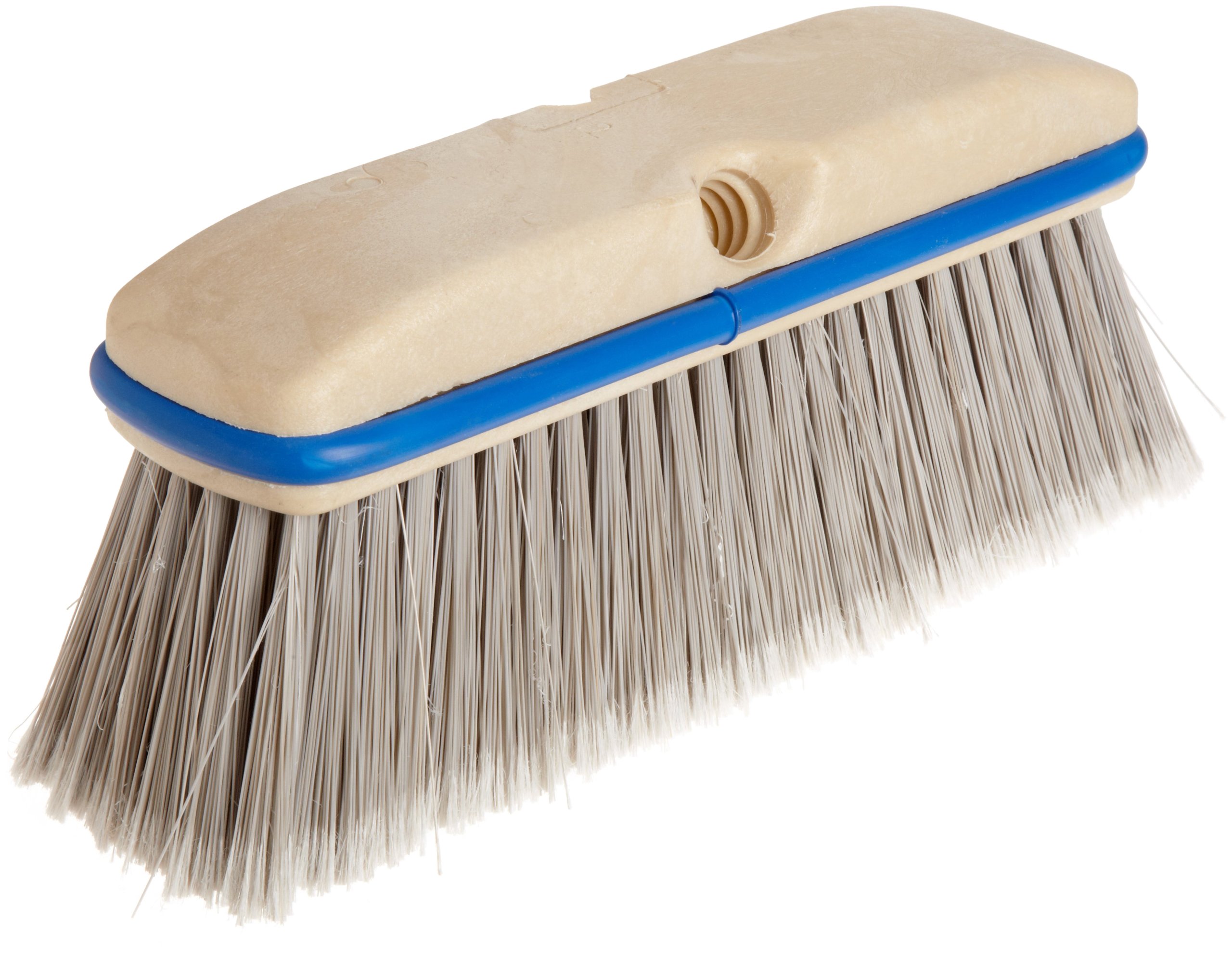Magnolia Brush 3032 10-Inch Silver Flagged Polystyrene Car Wash Brush with Soft Bristles - Perfect for Washing Cars, Trucks, SUVs, and Boats Without Scratching Paint