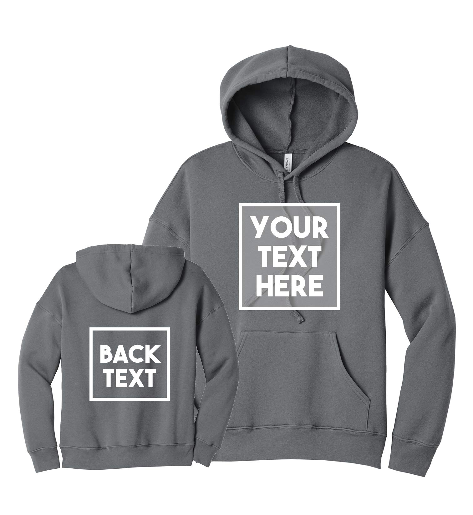 Custom Unisex Sponge Fleece Hoodie - INK STITCH 3729 B+C DIY Design - 11 Color Options for Personalized Streetwear & Gifts