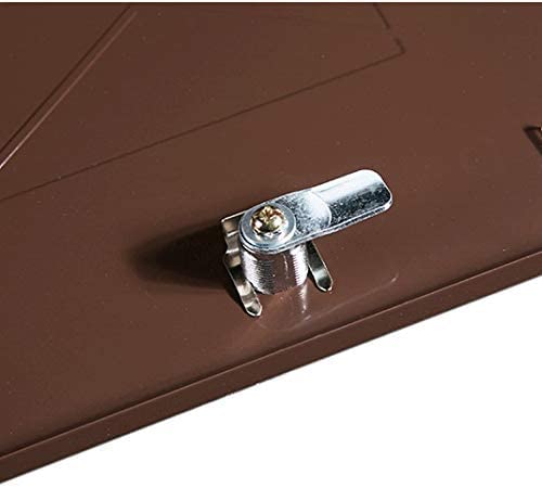 Wall Mounted Metal Mailbox with Keys - Rustproof Outdoor Mail Box for House, Apartment & PO Box - Secure Mail Storage for Home, Office & Commercial Buildings