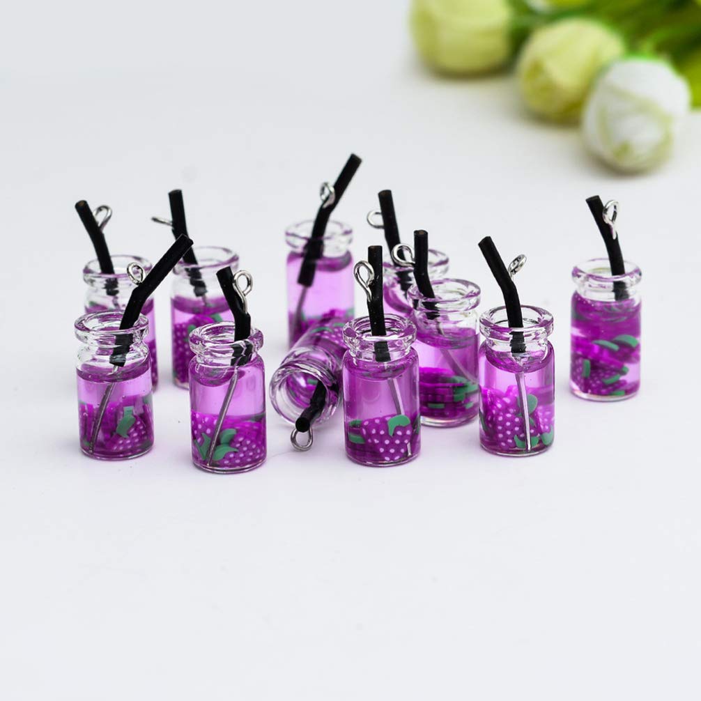 EXCEART Milk Tea Charms Pendant - Fun & Educational Jewelry for Kids to Boost Creativity & Learning | Perfect for Playtime, Dress-Up & Cognitive Development