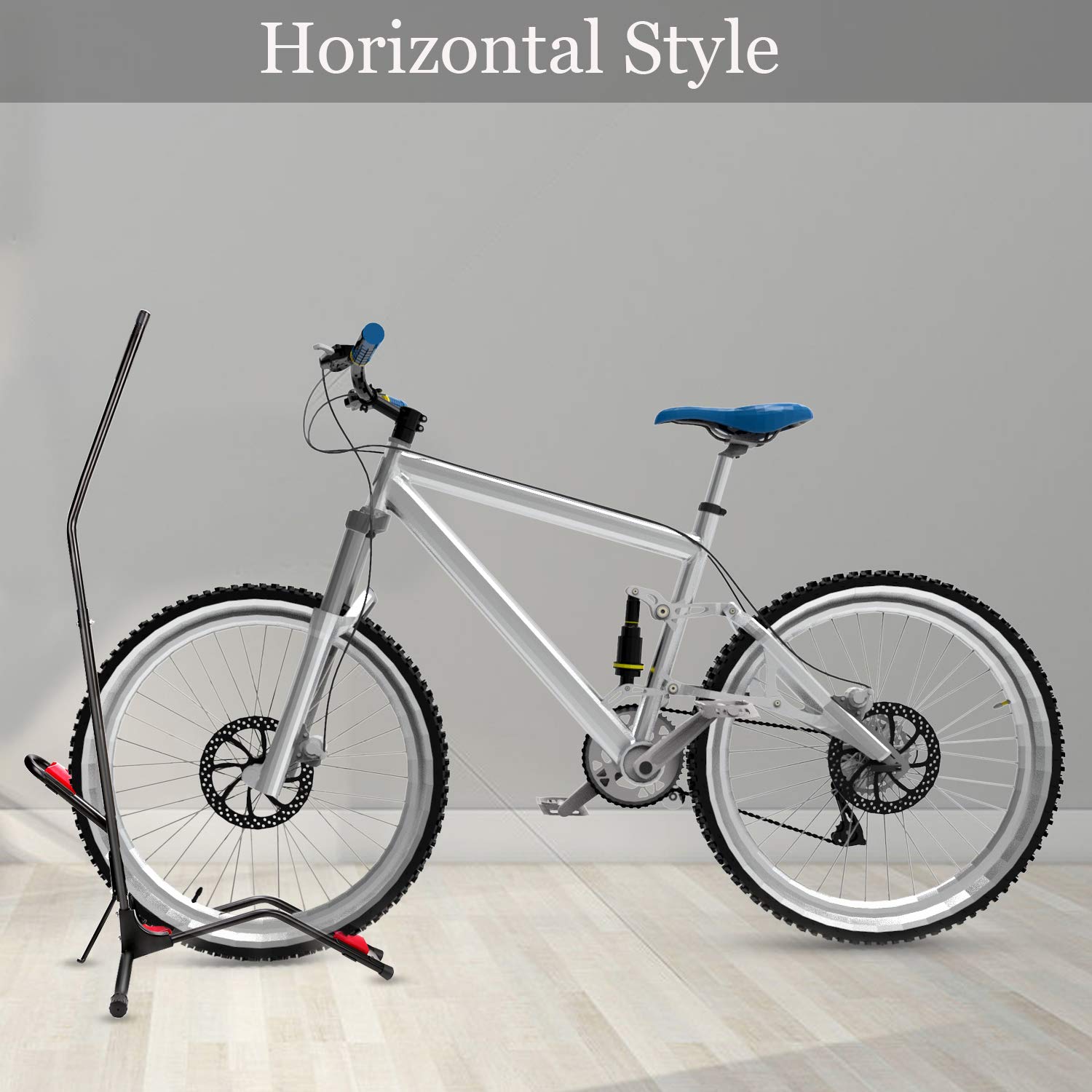 Aolbic Hasitpro Bike Floor Stand - Vertical Indoor Bike Rack for Mountain & Road Bikes (20