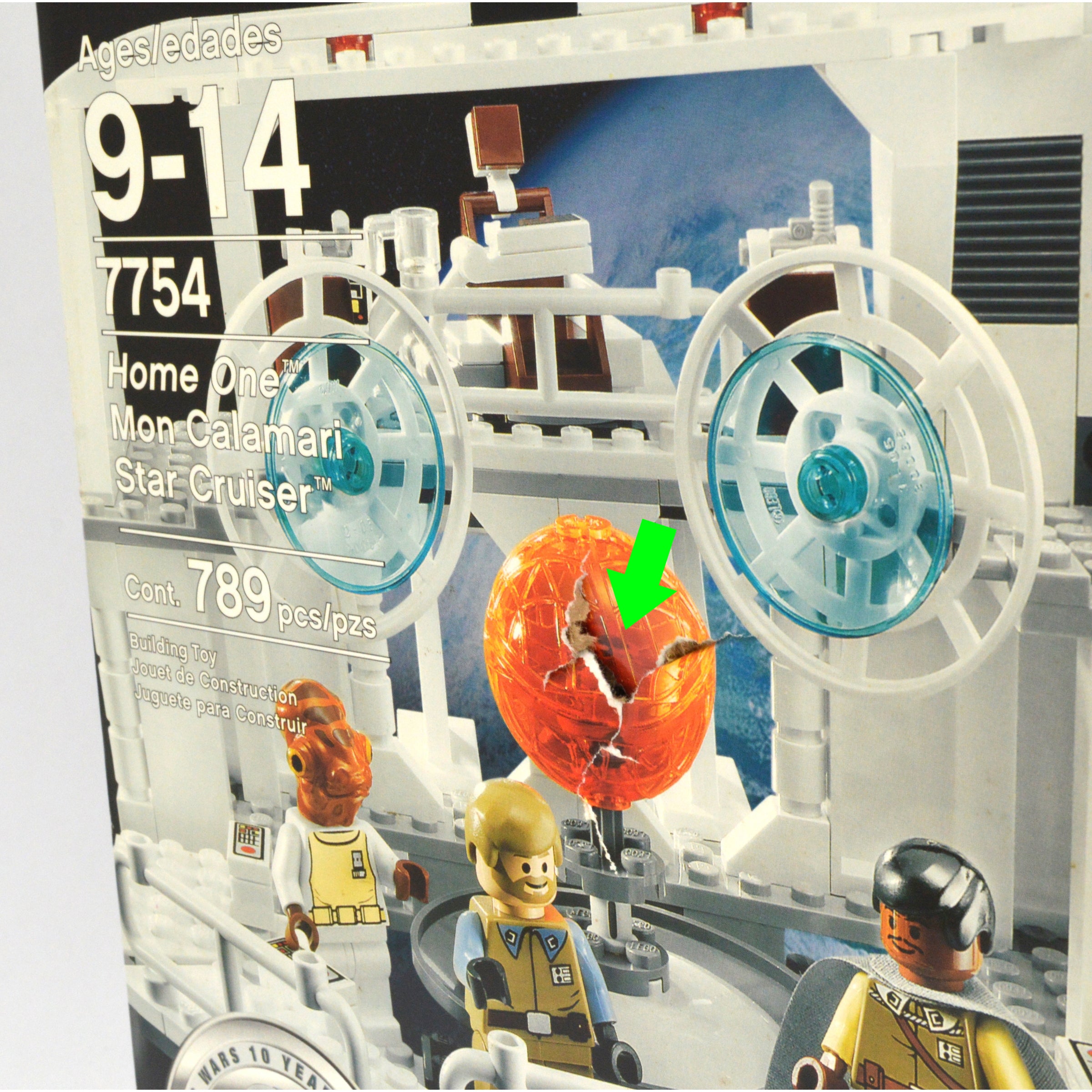 Brand New LEGO STAR WARS 7754 Home One Mon Calamari Star Cruiser Building Set - Sealed Collectible for Star Wars Fans | Perfect for Display, Gifts & Play