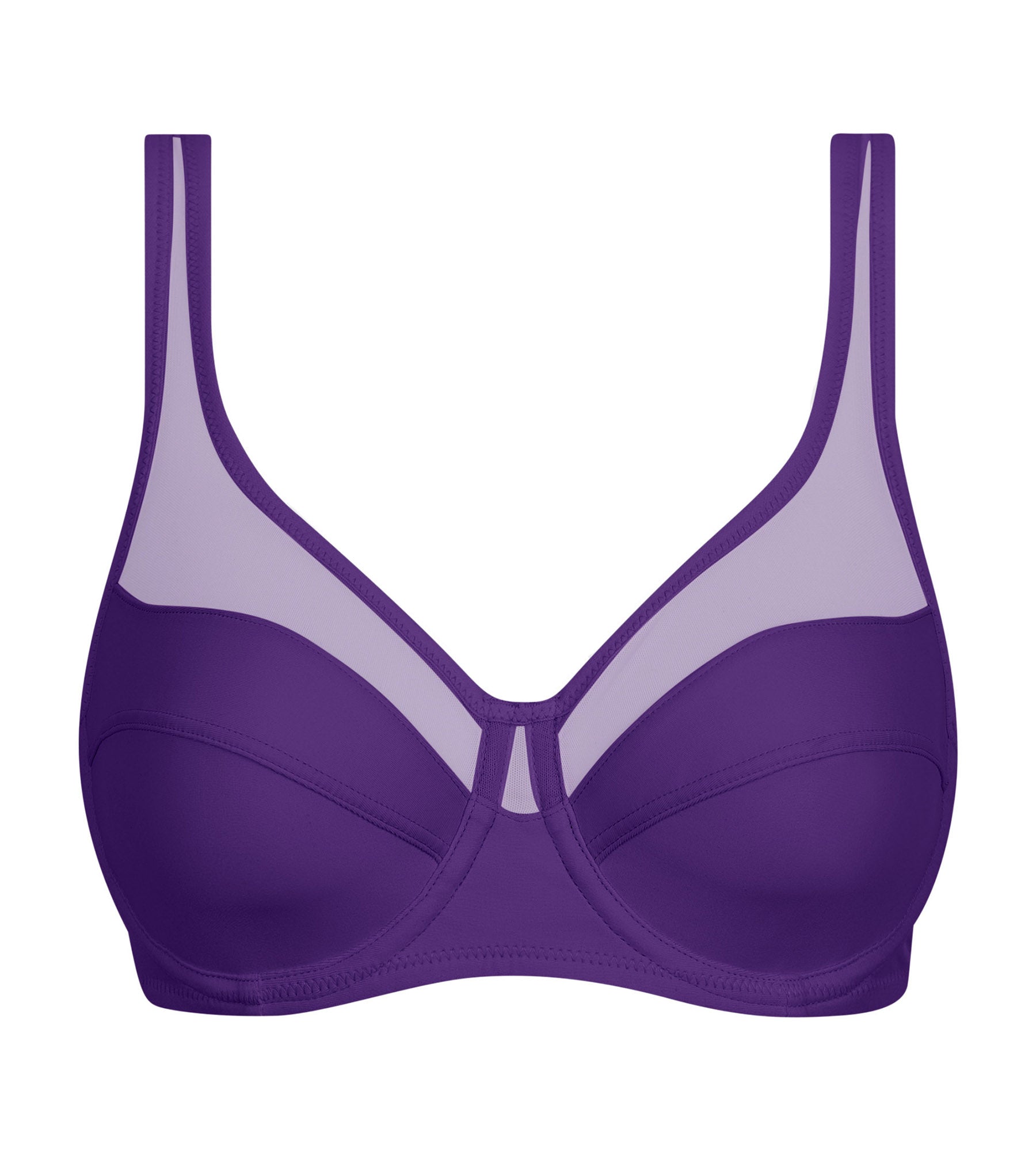 Lace and Microfiber Push Up Bra - Violet Dim Generous for Comfort & Lift | Perfect for Everyday Wear & Special Occasions