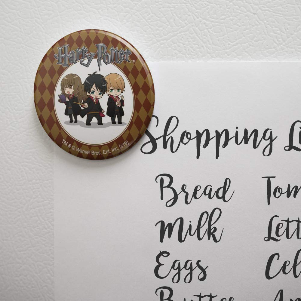 Harry Potter Anime Character Fridge Magnets - Decorative Kitchen Refrigerator Locker Button Magnets for Home, Office & Dorm Room Organization