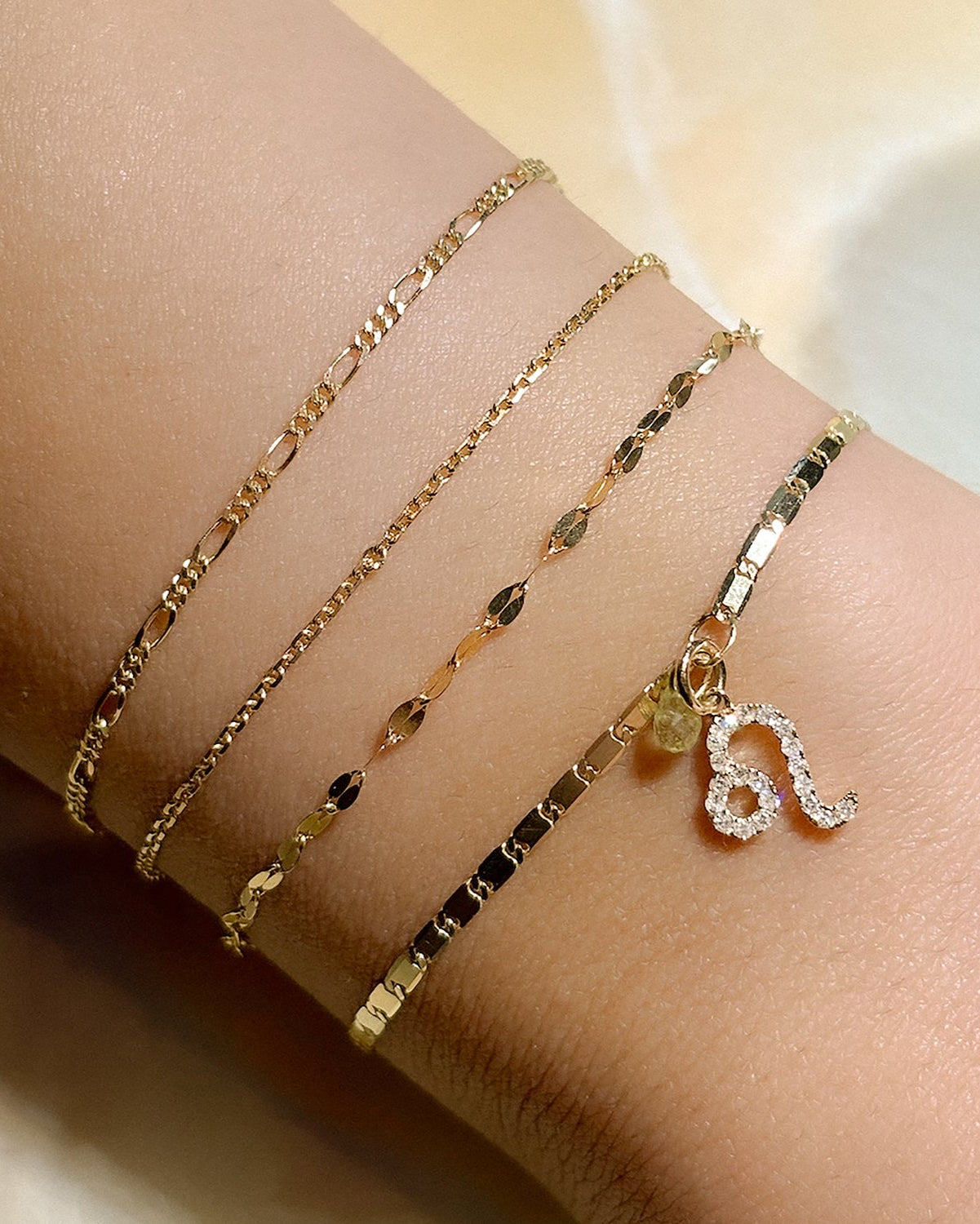 Figaro Chain Bracelet for Women & Men - 14K Gold Plated Stainless Steel Italian Link Jewelry - Perfect for Gifts, Parties & Everyday Wear