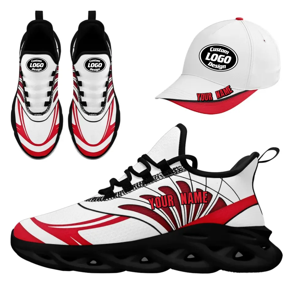 Custom Maxsoul Sneakers & Hat Combo Set - Personalized Athletic Shoes & Apparel for Gifts, Brand Promotion, Fan Festivals & Events - Perfect for Sports Enthusiasts, Streetwear Fashion & Corporate Giveaways