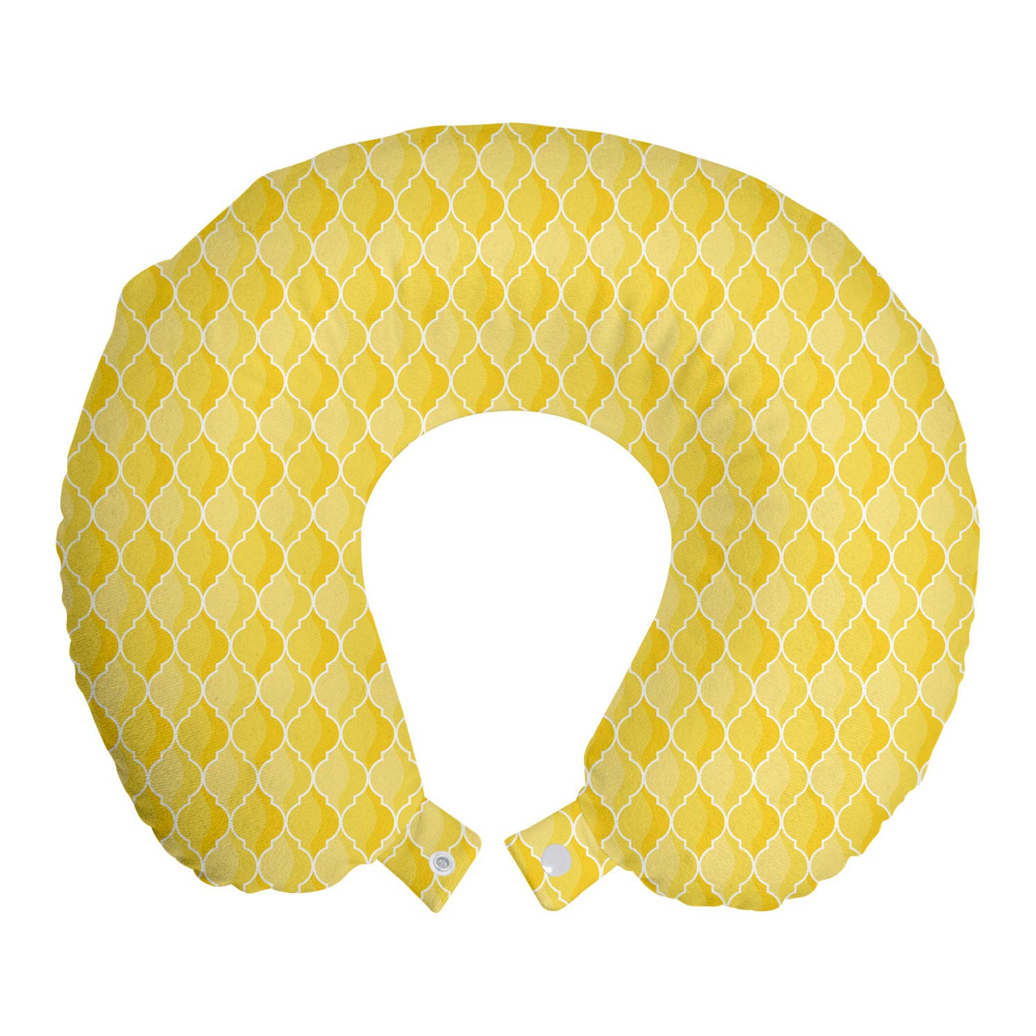 Ambesonne Yellow Travel Pillow 12