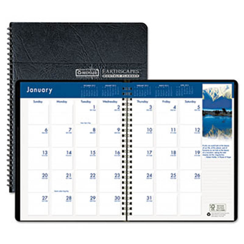 Earthscapes 2017-2019 Monthly Planner - 8.5