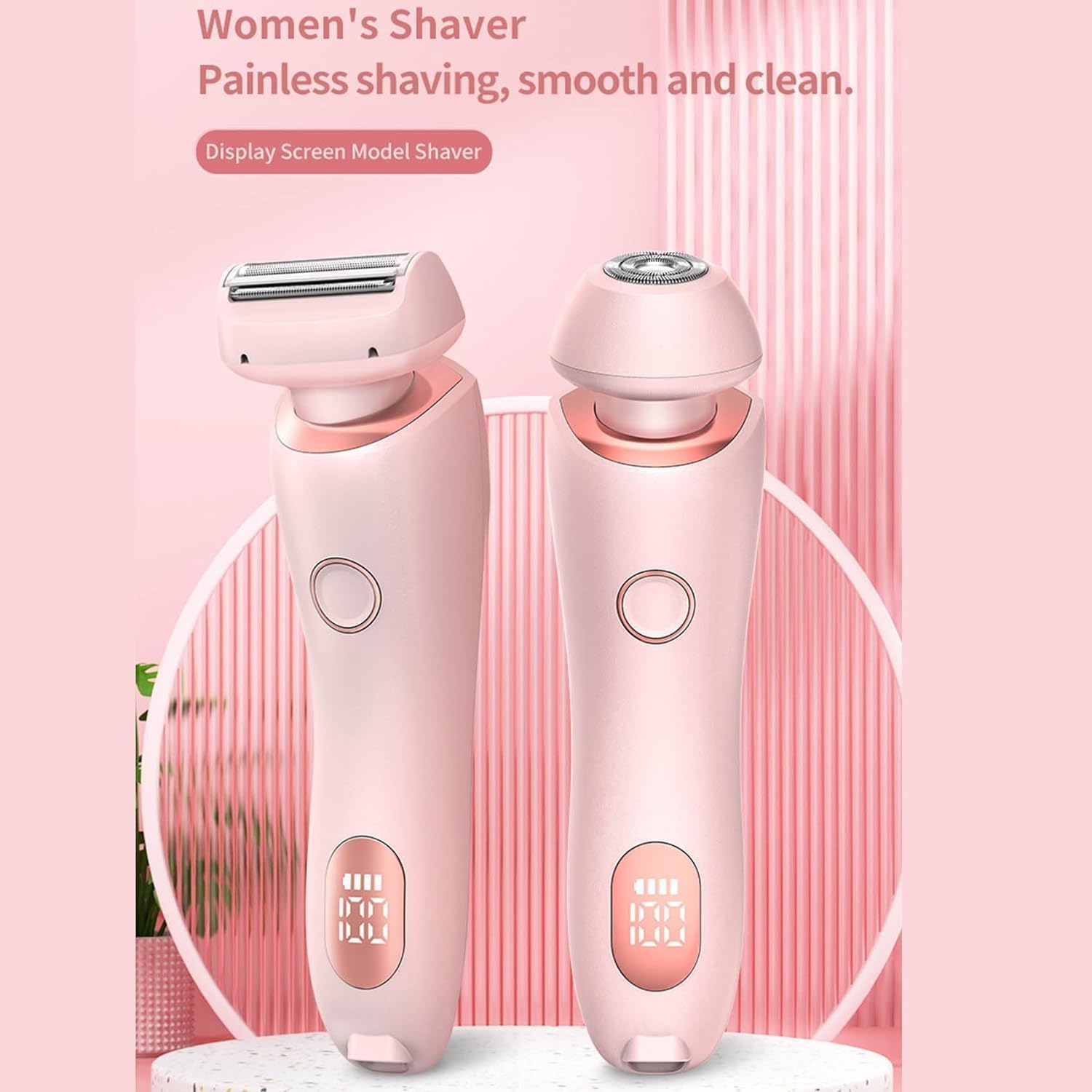 Dusk Official The Glide Pro 3.0 Waterproof Electric Razor for Women - Wet & Dry Shaver with Silk Glide Technology - Pink Women's Electric Shaver for Smooth Legs, Underarms & Bikini Area - Perfect for Travel, Gym & Quick Touch-Ups