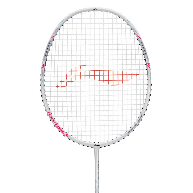 Li Ning Axforce Cannon White Badminton Racket - Professional Prestrung Racquet for Advanced Players | Perfect for Tournaments & Training Sessions | Made in China