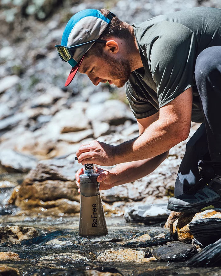 Katadyn BeFree 1.0L Water Filter Bottle - Portable Microfilter System for Hiking, Camping & Travel - BPA-Free Hydration Solution