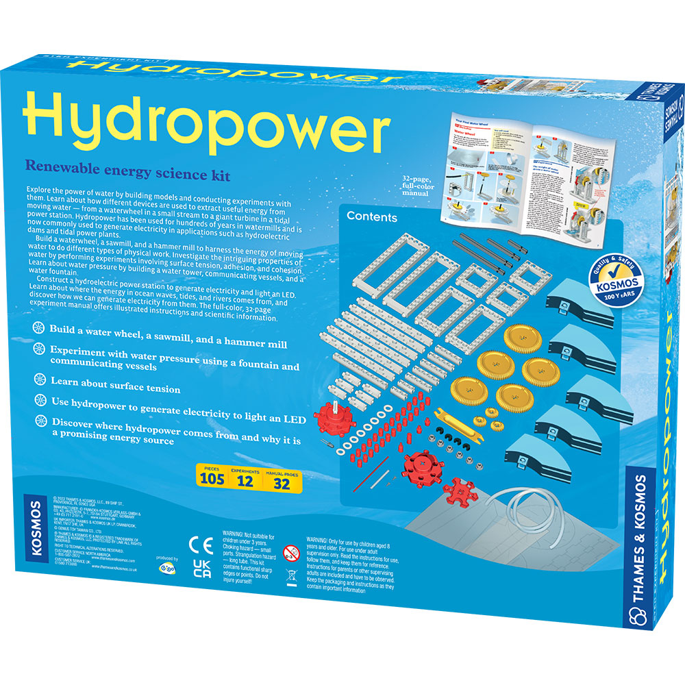 Hydro Power Generator Kit - Portable Water Turbine for Off-Grid Energy & Emergency Power Supply | Perfect for Camping, Hiking, and Outdoor Adventures