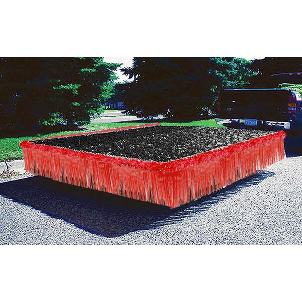 Anderson's Black and Red Vinyl Decoration Kit for Parade Float Trailers - Durable Floral Sheeting, Twist & Fringe Supplies - Perfect for Parades, Homecoming, Festivals & Party Decorations