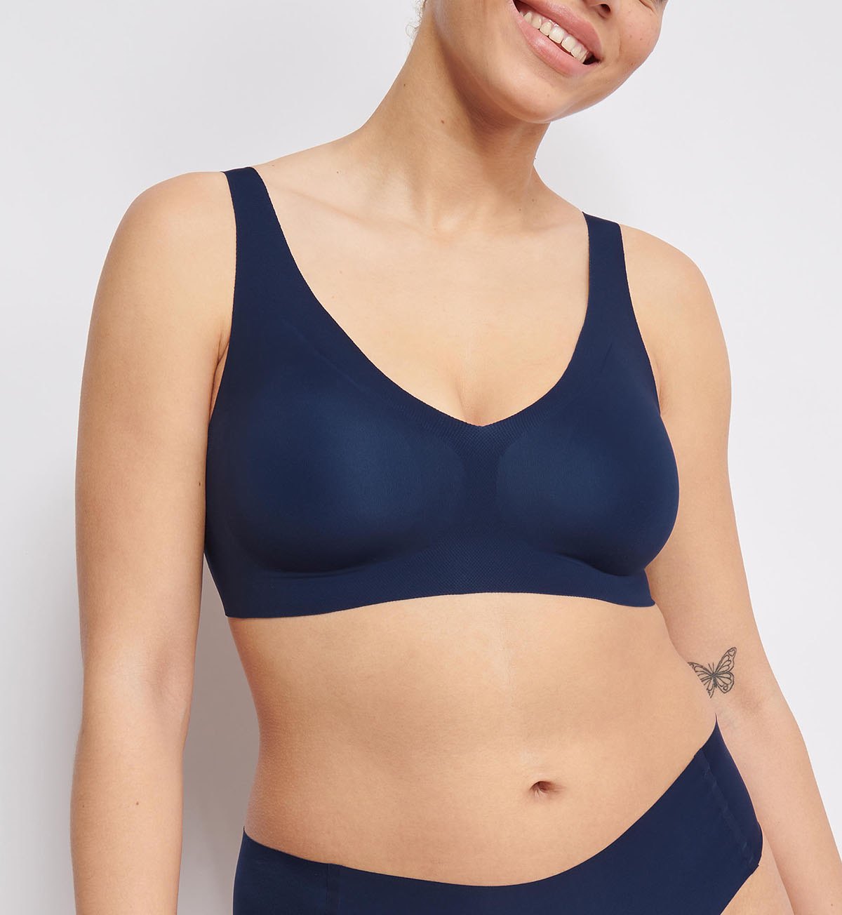 SLOGGI ZERO FEEL 2.0 Seamless Wireless Bralette - Ultra Soft Comfort Bra for Everyday Wear, Lounge & Sleep