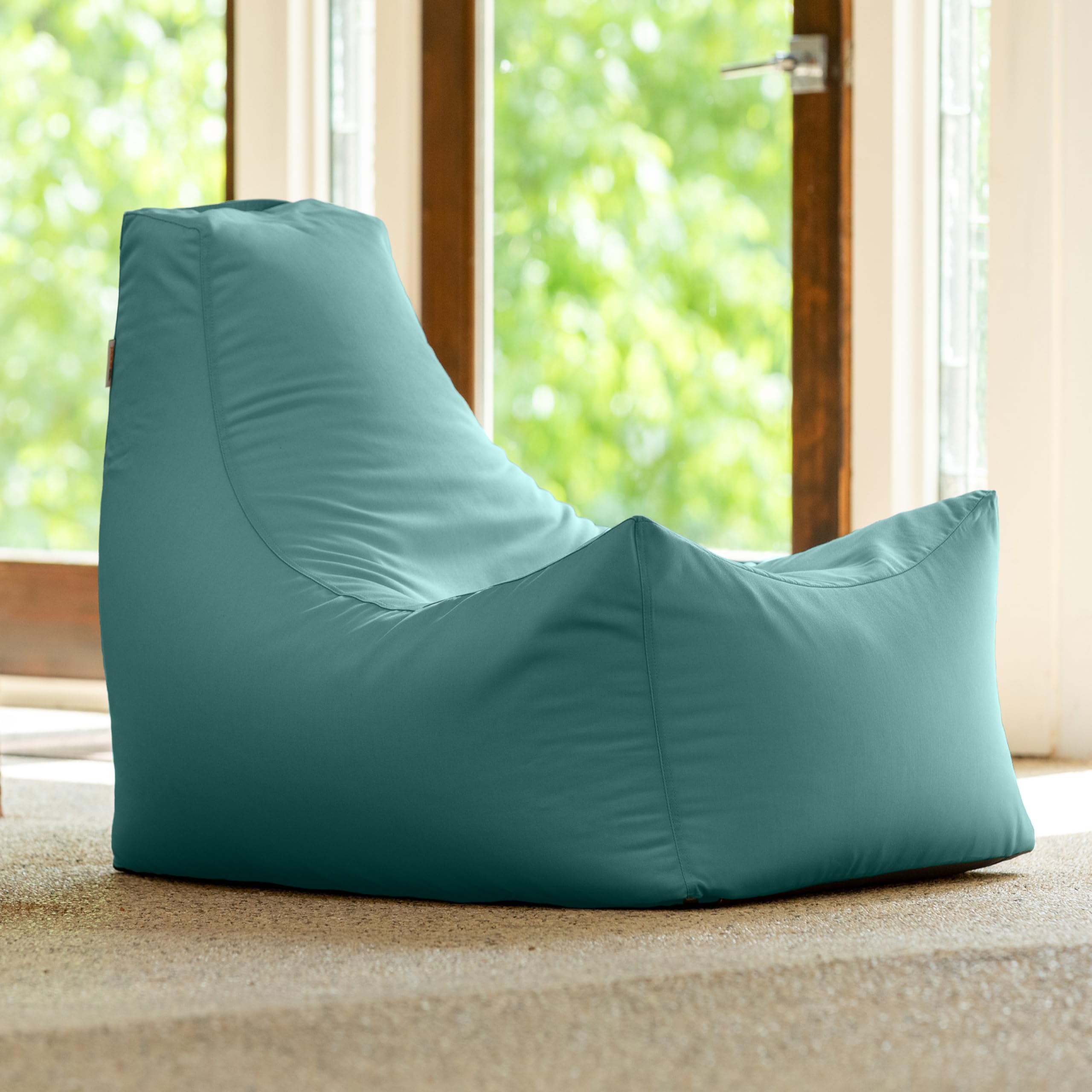 Jaxx Juniper Outdoor Bean Bag Chair - Waterproof Patio Lounge for Poolside, Backyard, Deck & Beach - Comfortable Breeze Design for Relaxing Outdoors