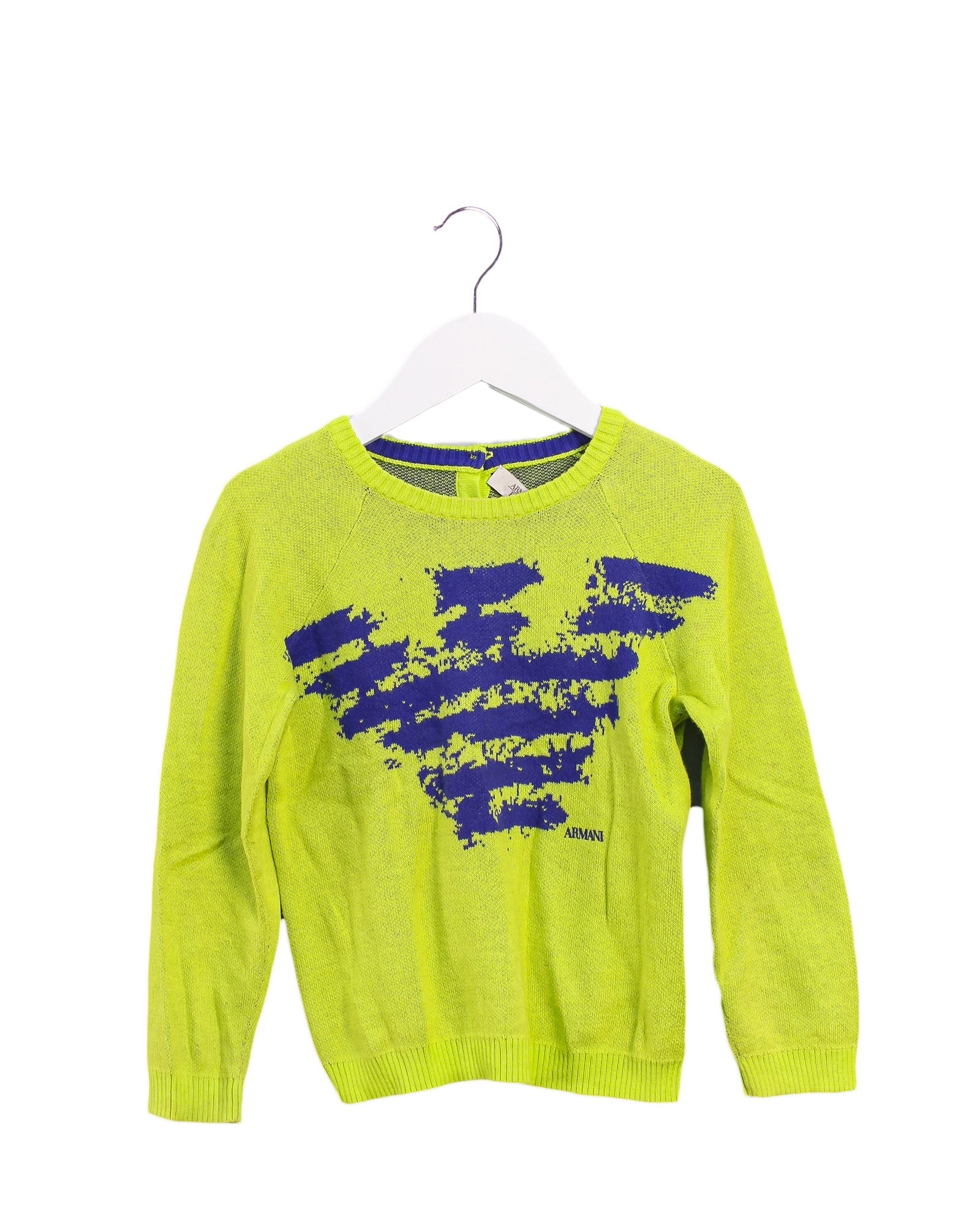Armani Knit Sweater for Toddlers 3T (98cm) - Soft Cotton Pullover for Boys & Girls - Perfect for Winter Outfits and Family Photos