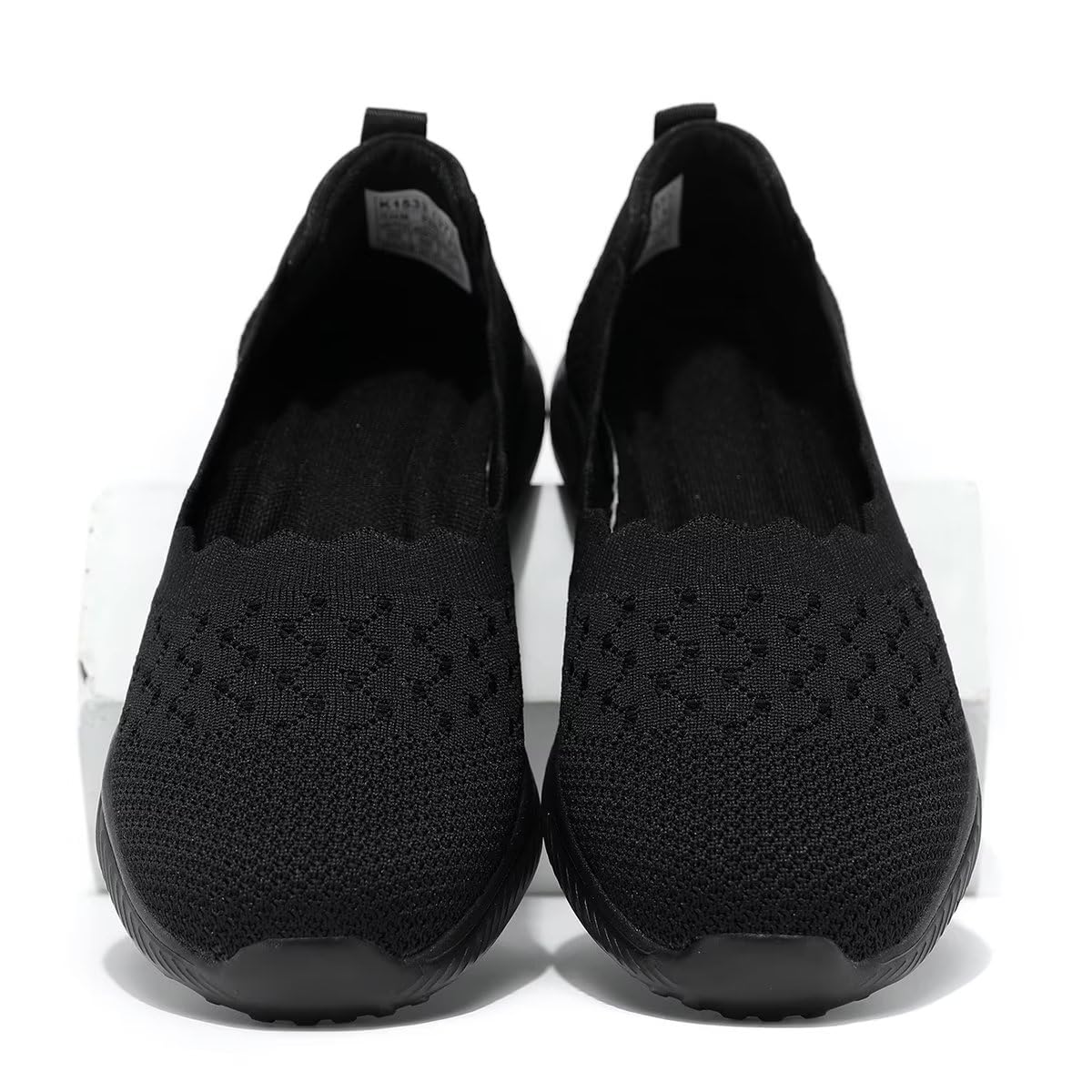 Women's Slip-On Loafers - Comfortable Ballet Flats for Ladies | Soft Mesh Lightweight Walking Shoes for Nurses, Office & Casual Wear | Dress Shoes with Cushioned Sole for All-Day Comfort