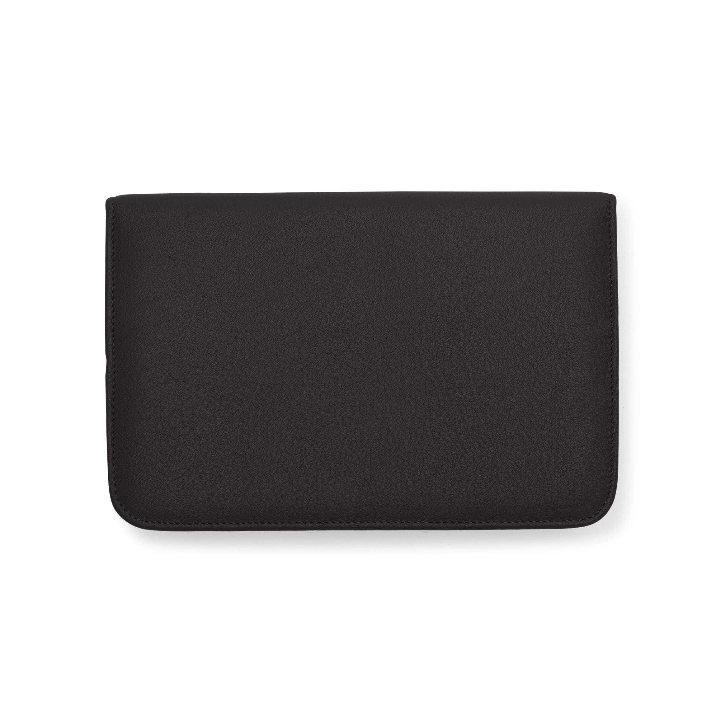 Leatherology Black Onyx Large Jewelry Organizer Case - Premium Leather Jewelry Box with Ample Storage & Travel-Friendly Design | Perfect for Necklace, Ring & Earring Organization at Home or Travel