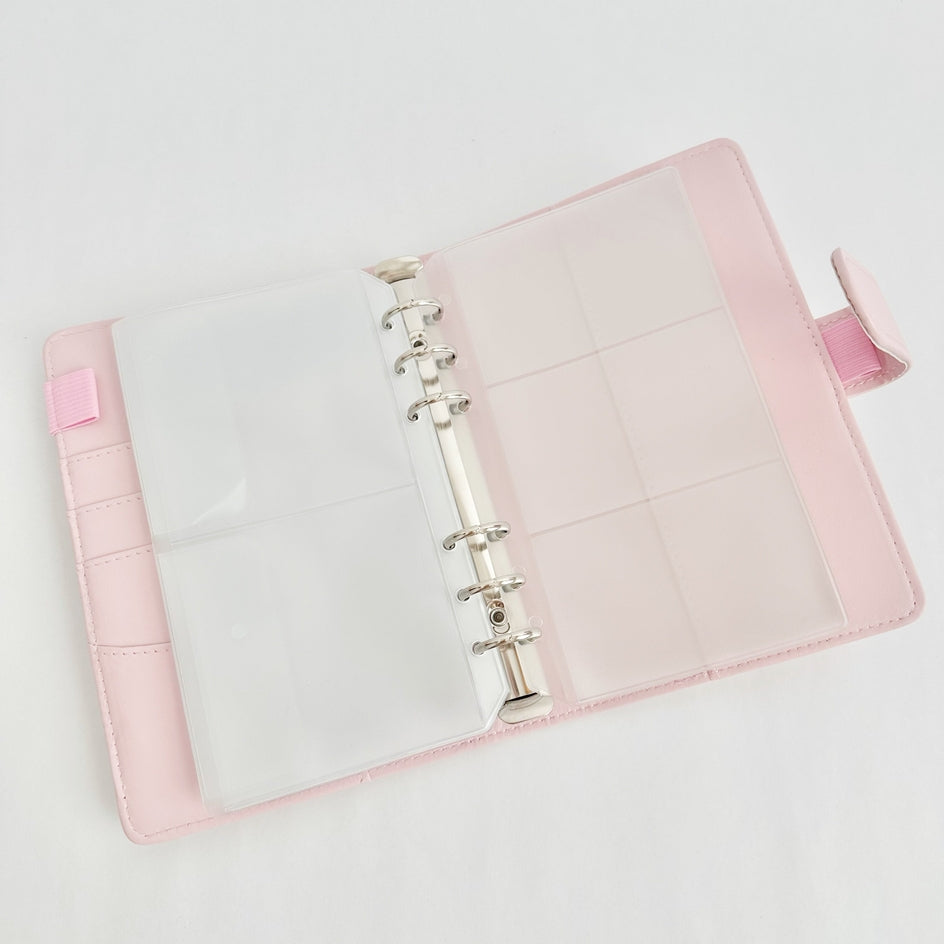 A6 Size 3-Card Pockets (Pack of 4) - Perfect for Business Cards, Gift Cards & Photos | Organize & Protect Your Cards in Style