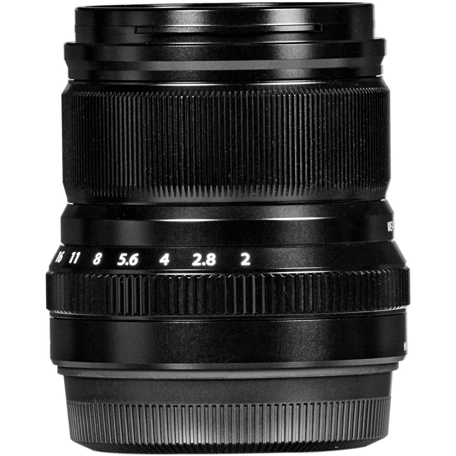 Fujifilm XF 50mm F2 R WR Lens - Black & Silver Weather-Resistant Prime Lens for Portrait & Street Photography | Compatible with Fujifilm X-Mount Cameras | Perfect for Travel, Events & Low-Light Shooting