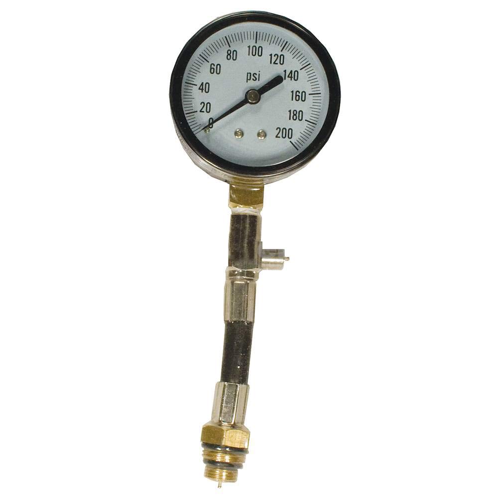 RAParts 752-311 Professional Engine Compression Tester Kit - Accurate Cylinder Pressure Gauge for Automotive, Motorcycle, Small Engine Diagnostics - Perfect for Mechanics, DIY Car Repair & Maintenance