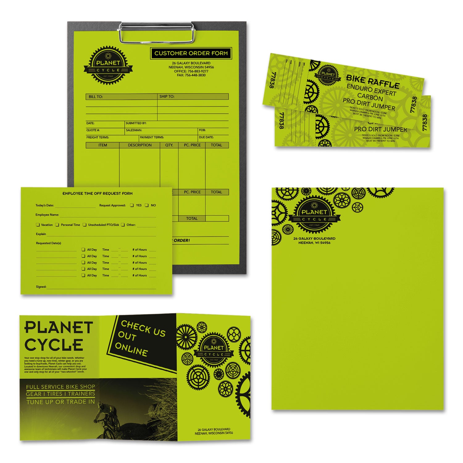 Astrobrights® Terra Green Colored Paper - 24 lb Bond Weight, 8.5 x 11 Inches, 500 Sheets per Ream - Vibrant Office & School Supplies for Projects, Presentations & Crafting